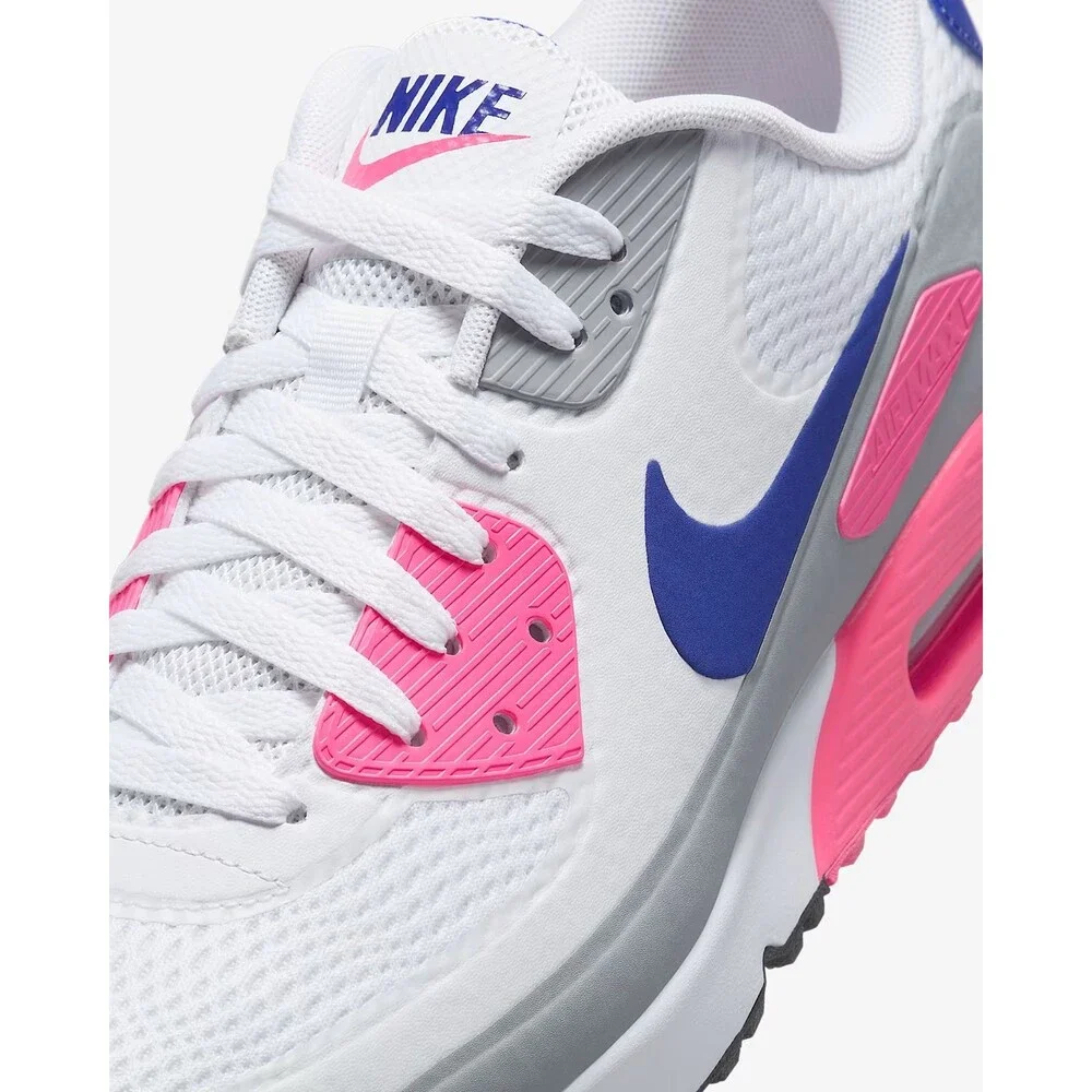 10.5M / 12W - [NEW] Men's Nike Air Max 90 Golf‎ Shoes 'White' HV9305-101